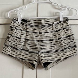 Lined Embroidered French Brand Shorts